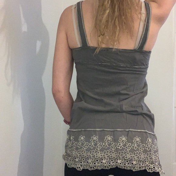 LOVE ROCKS - Floral Embellished Tank - Picture 2 of 3